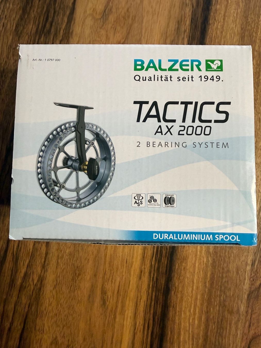 Tamburi & Mulinelli: Balzer Tactics AX 2000 Laufrolle, neu !!! – Nuovo e nell'imballaggio originale da Hagenbuch ZH venduto da buell06 1