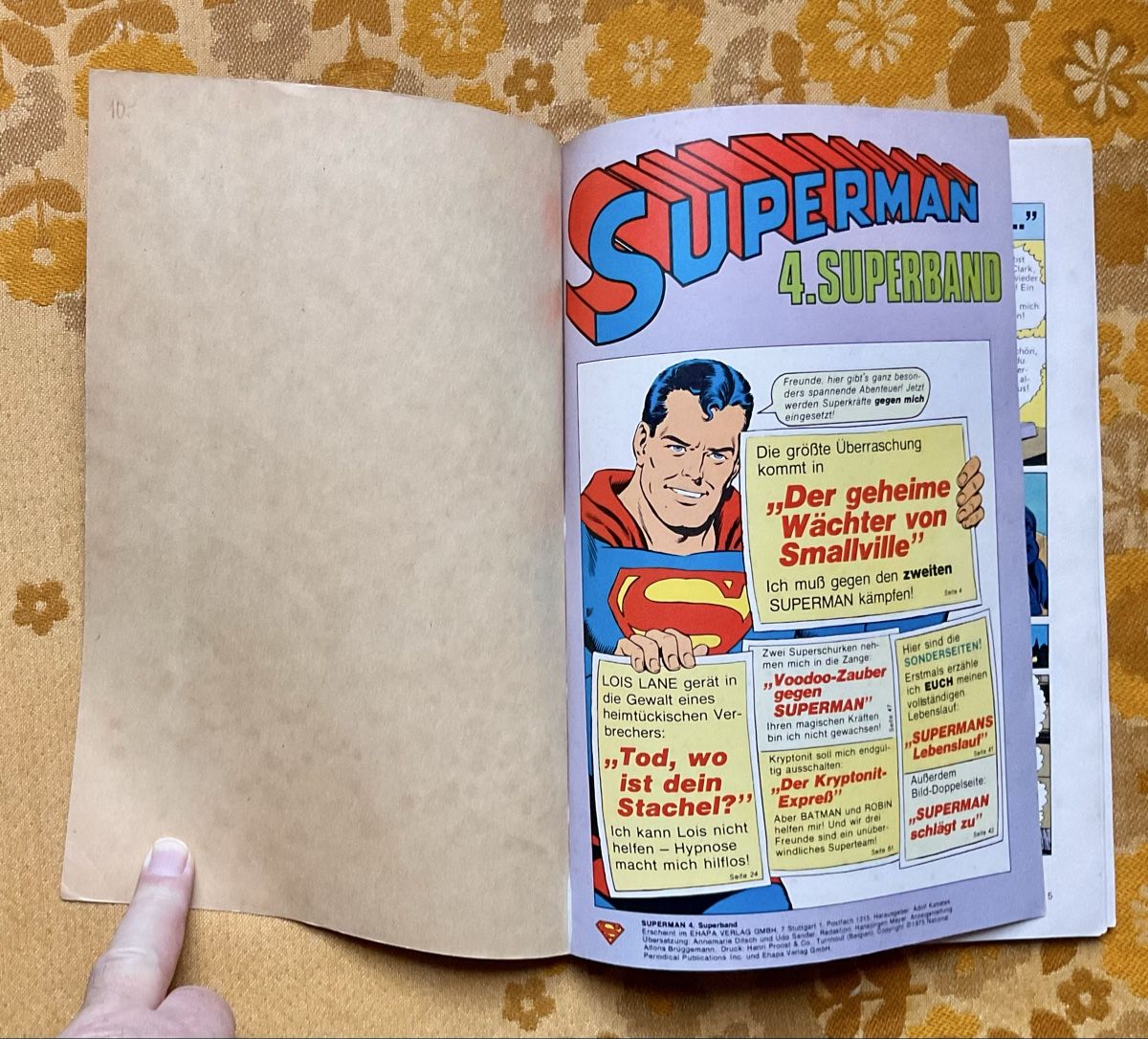 Fumetti: Superman Superband Nr 4 von 1975 – Usato da Endingen venduto da nathan05 2