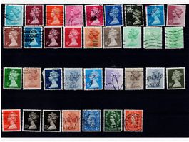 Briefmarken 34x Great Britian