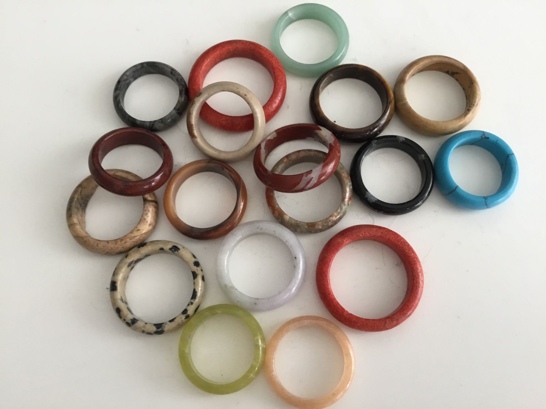 Edelsteine: Lot diverse Heilstein Ringe – Neu und originalverpackt aus Doppleschwand von Fortuna5859 1