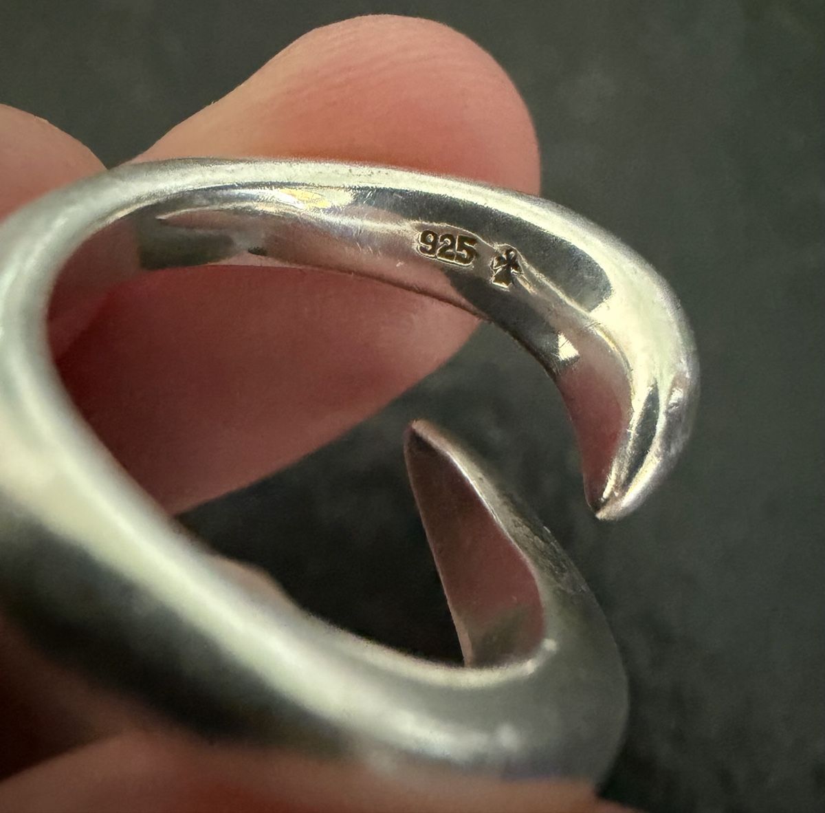 Anelli: Bague argent 925 unique design ouvert, taille 50 – Usato da Vuisternens-Ogoz venduto da PhilDr 3