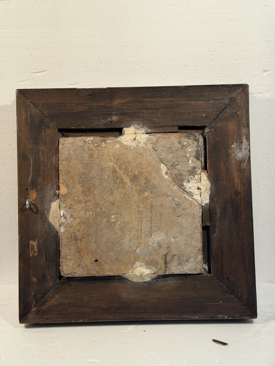Dipinti: Framed Antique Decorative Painting on Marble – Usato da Lausanne venduto da vas_cdb2 5