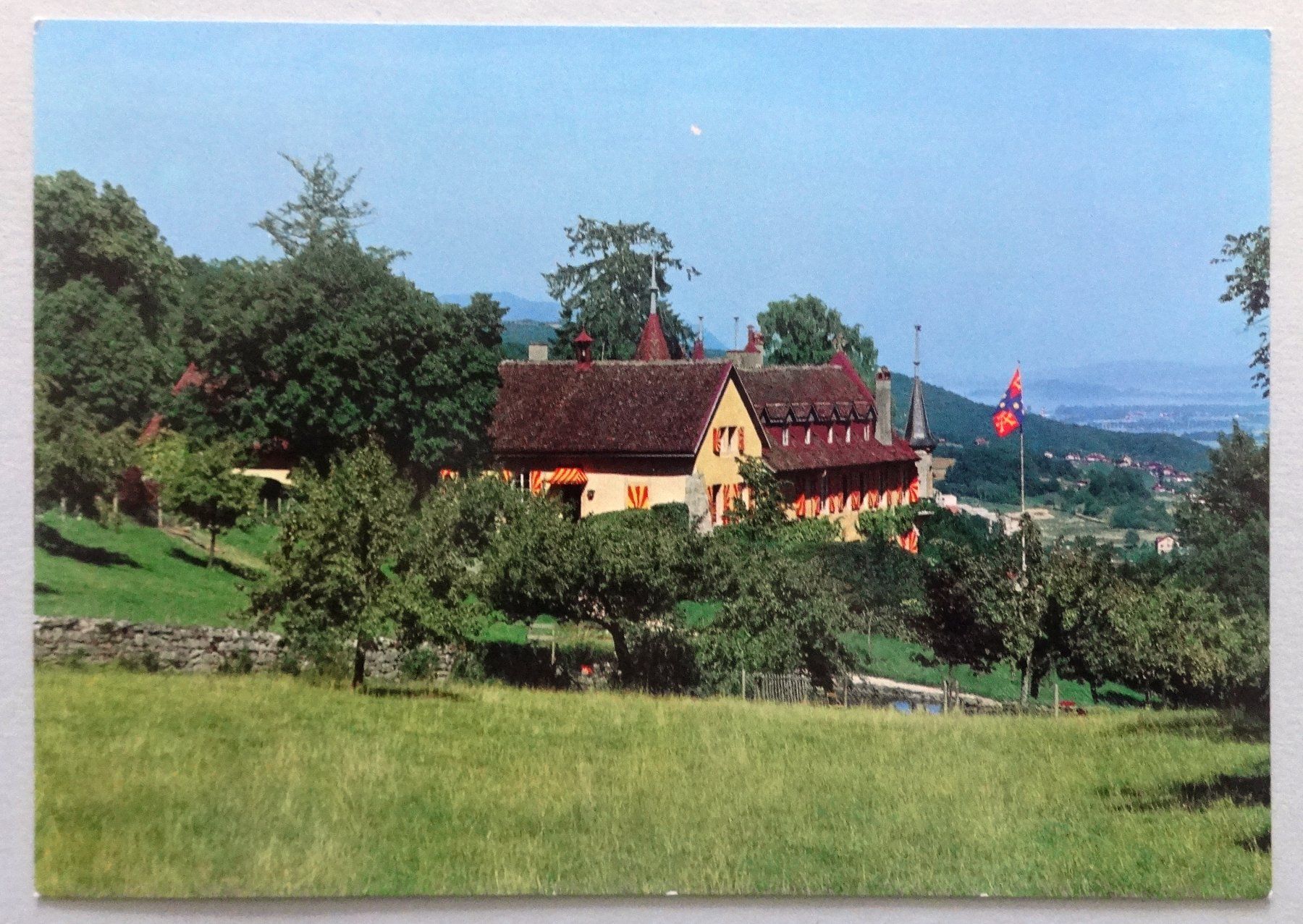 Ansichtskarten: Abbaye de Fontaine-André, Neuchâtel – Gebraucht aus Fétigny von Billy2miny