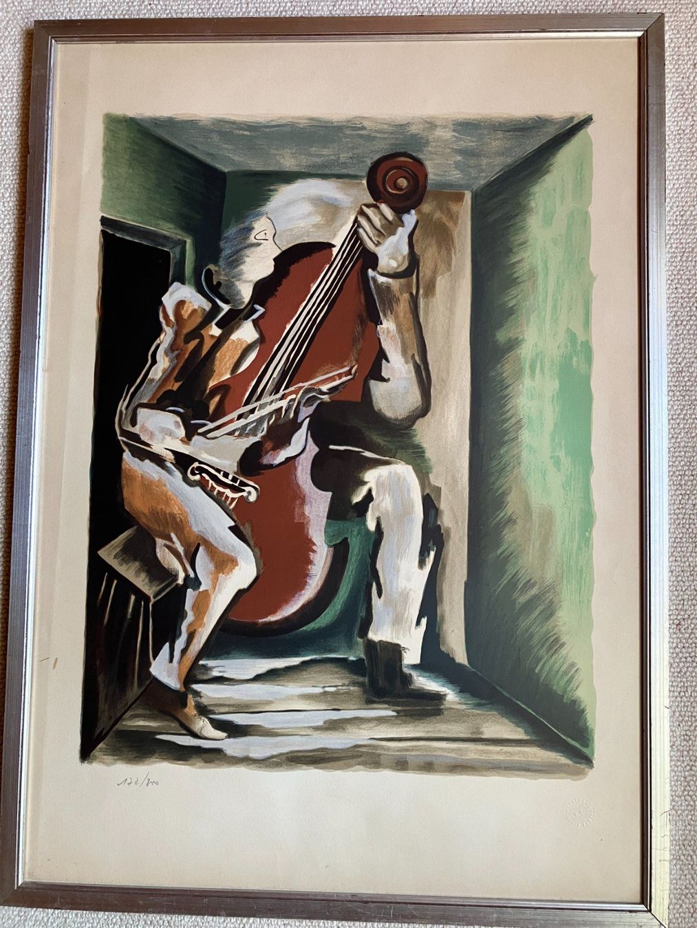 Dipinti: das Cello, Ossip Zadkine – Usato da Männedorf venduto da Amleto3 1