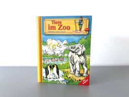 Tiere im Zoo Kinderbuch Klappbuch