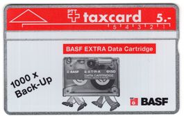 BASF EXTRA Data Cartridge - seltene Firmen Taxcard