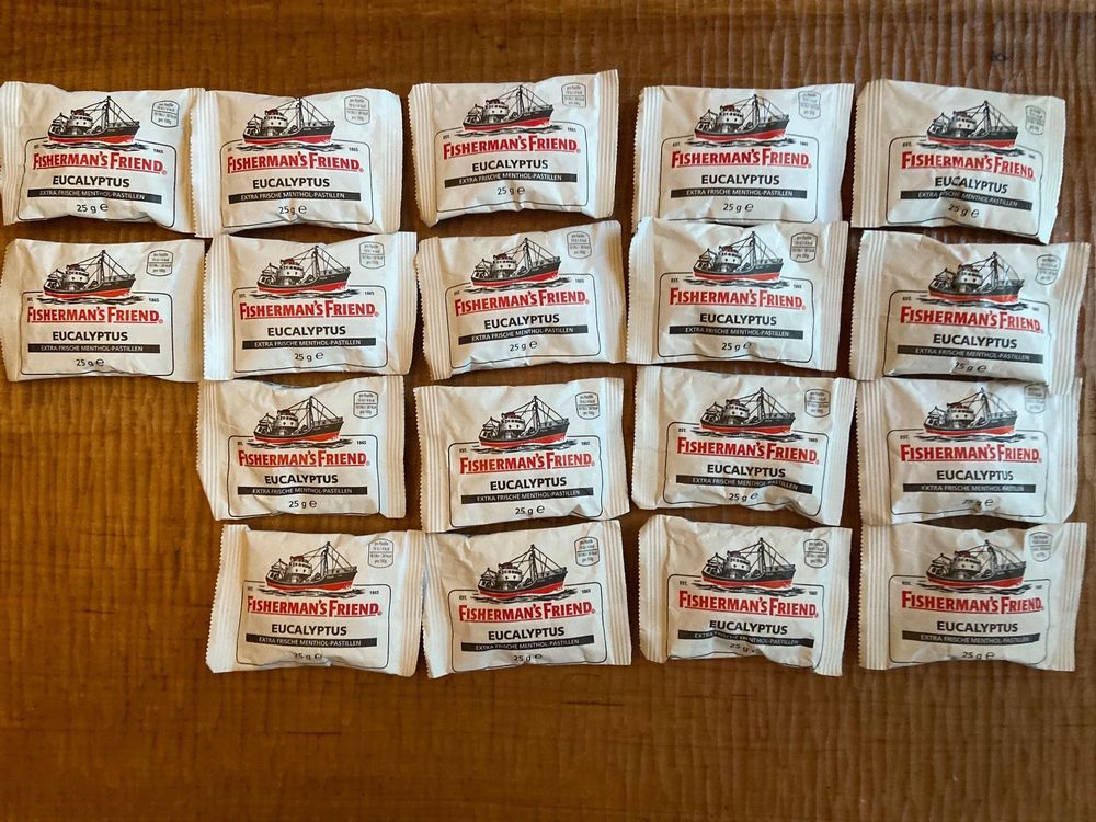 18x 25g Fisherman’s Friend Eucalyptus mints (Gebraucht) in Steinhausen ...