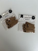 Anhänger Kraftpapier, 2 × 20 Stück