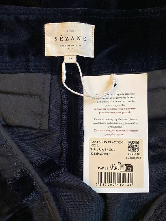 Pantaloni: Sezane velours Hose 34 – Usato da Basel venduto da yet_7svp 2