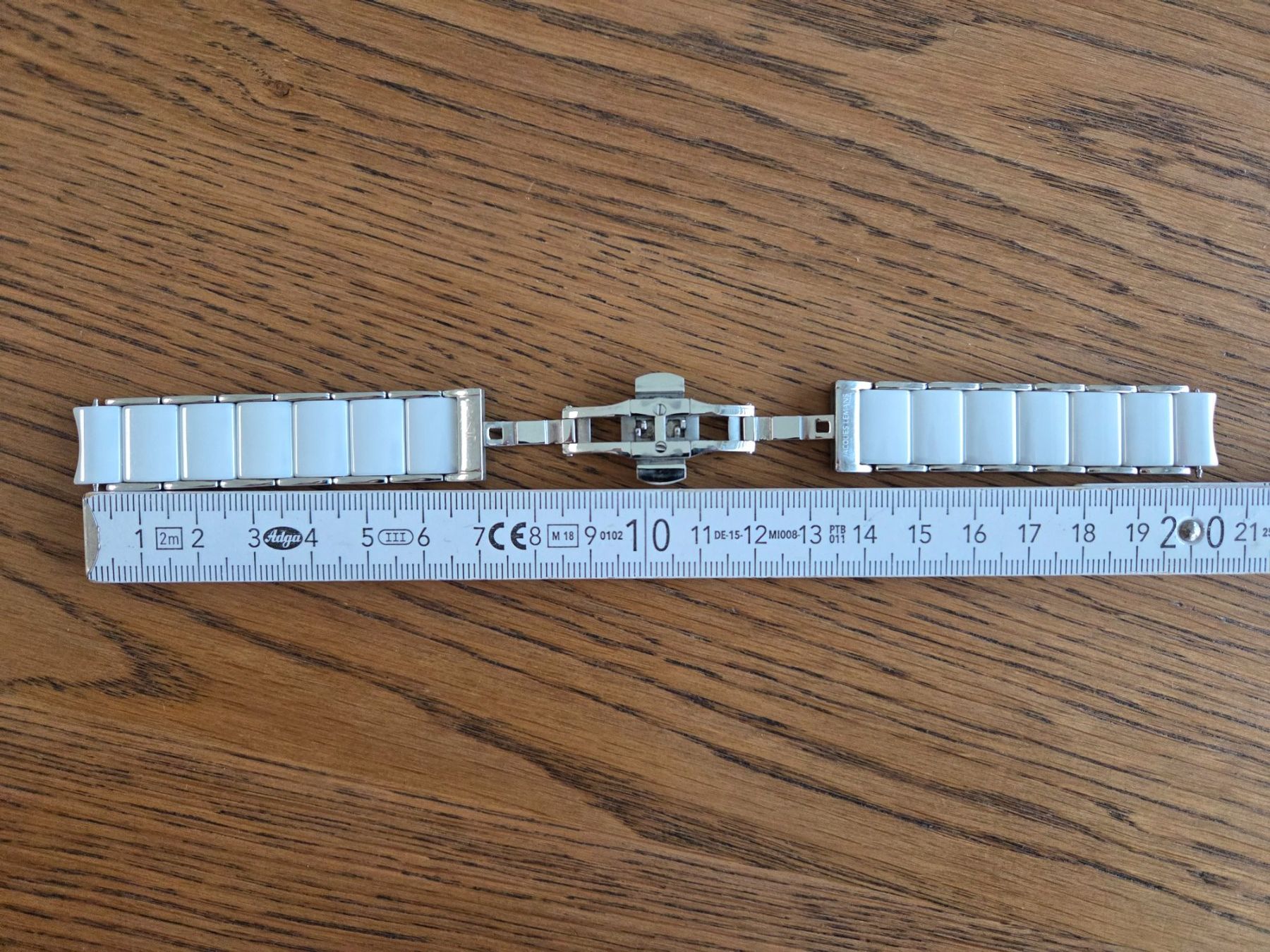 Jacques Lemans Armbänder & -reifen: Bracelet de montre céramique 14 – Gebraucht aus Bulle von iwa_snz5