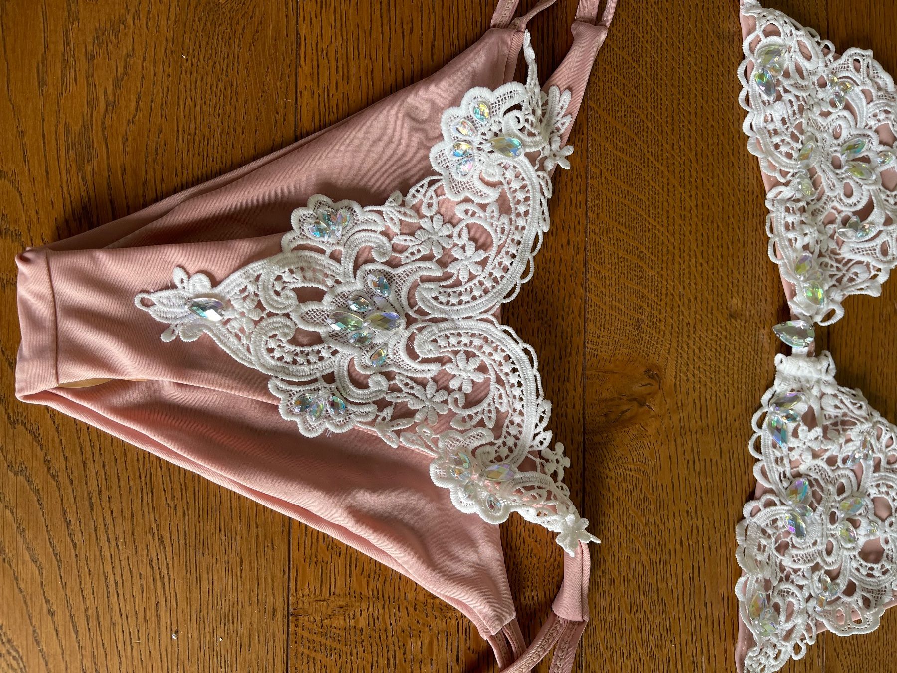 Costumi da bagno & Bikini: Wunderschönes Bikini mit Steinen Gr L Neu – Nuovo (secondo la descrizione) da Bassersdorf venduto da Sandy456 2
