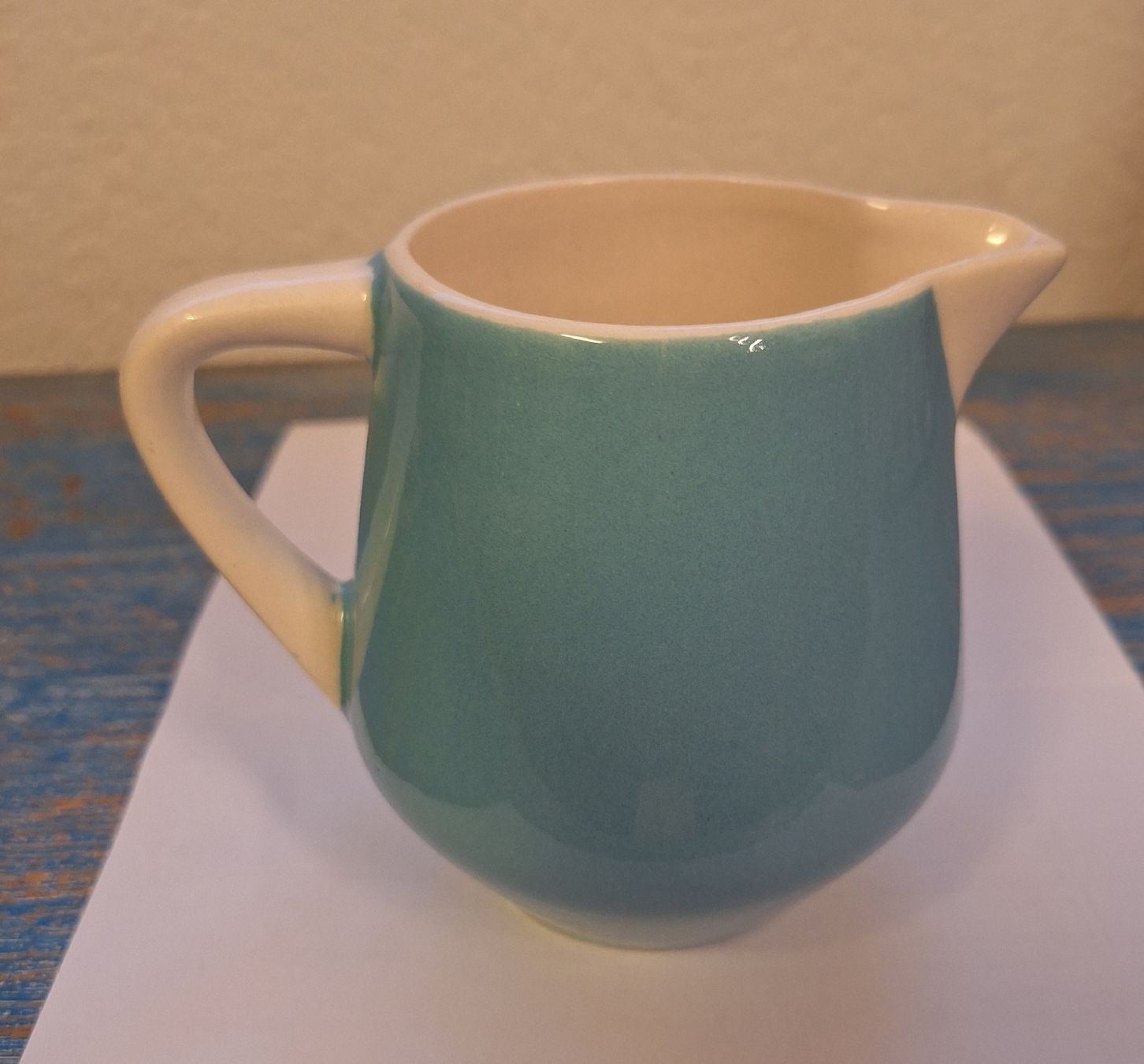 Rössler Caraffe: Rössli Krug 0.5 L hellblau – Usato da Wetzikon ZH venduto da Hedi70 1