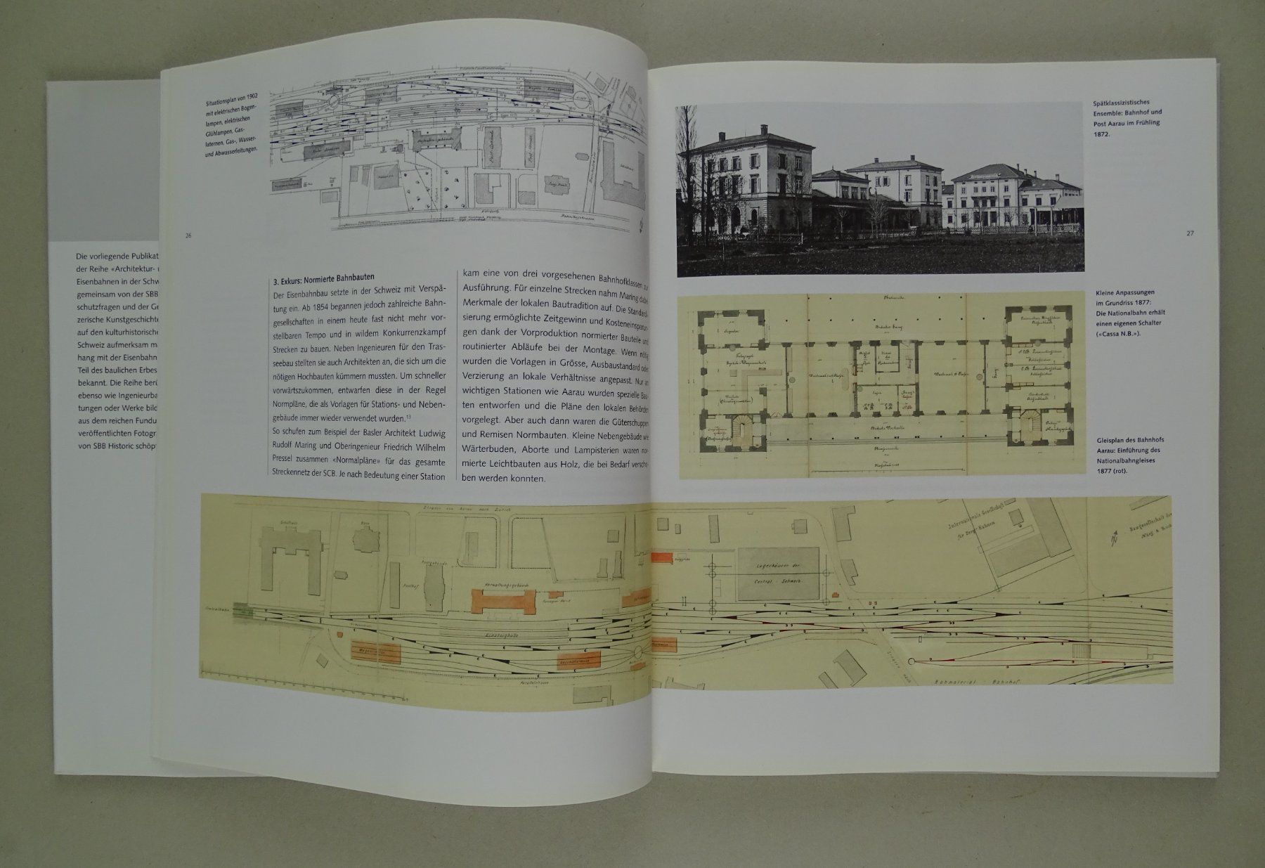 Libri: BAHNHOF AARAU CHRONIK EINES BAUDENKMALS – Usato da Grüningen venduto da Kartensammler 1