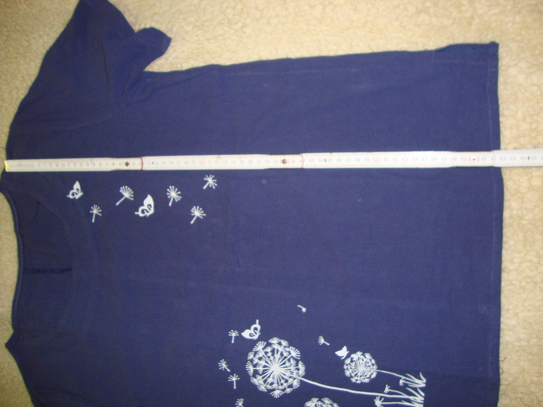 Blusen: blaue Pusteblume Bluse – Neu (gemäss Beschreibung) aus Laufen von ereli 2
