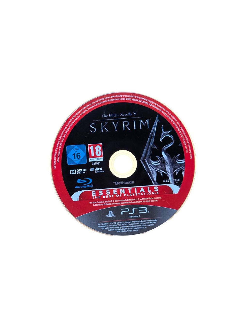 Sony Giochi: The Elder Scrolls V: Skyrim PS3 Nur CD – Usato da Domat/Ems venduto da IsseldorsShop