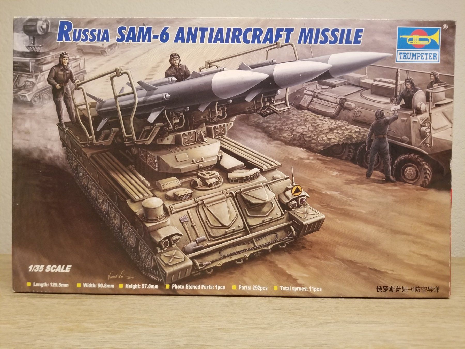 Modellbausätze & Standmodelle: Trumpeter 00361 SAM-6 Antiaircraft Missile – Neu und originalverpackt aus Schwadernau von Blueray