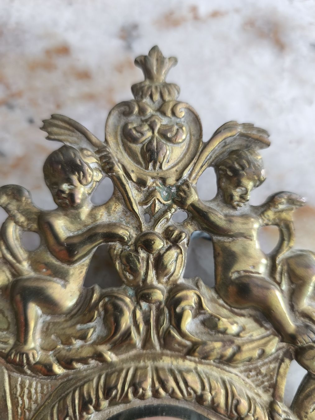 Figuren:  2 antike Wandkerzenhalter Messing  – Gebraucht aus Uznach von 2502xy 1