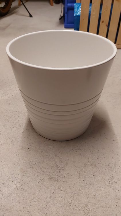 Übertopf weiss (Ikea) Kaufen auf Ricardo