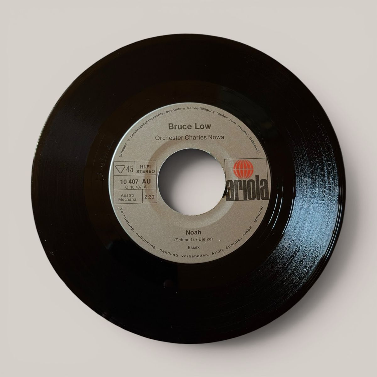 Vinyles: Bruce Low Noah 7 Zoll Single Ariola 1971 – D'occasion à Zwingen par imh_bl67 2
