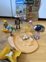 Playmobil Wiltopia Strauss mit Eiern und Figuren