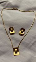 Parure collier et boucle d oreilles a clip