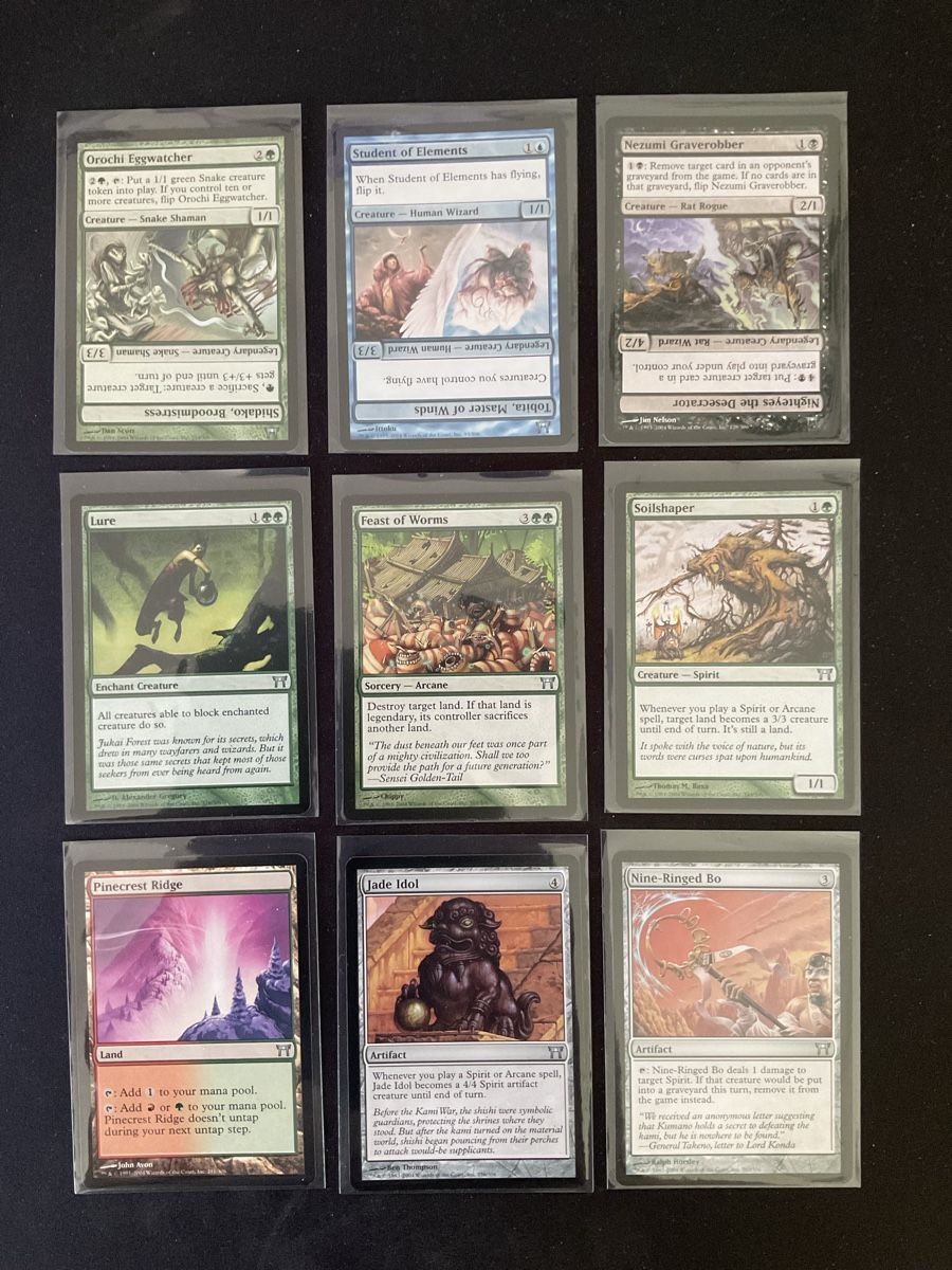 Magic The Gathering Carte collezionabili: Magic the Gathering - Common & Uncommon Paket - Kamigawa – Usato da Oberarth venduto da jan_w5b6 1