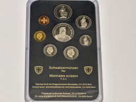 Schweizer Münzsatz Stgl. 1984