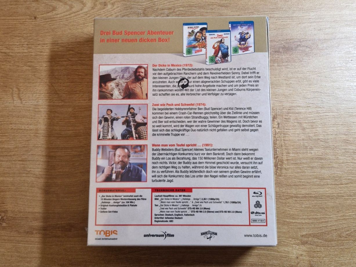 Tutti i DVDs: Die Dicke Bud Spencer Box NEU OVP Bluray – Nuovo e nell'imballaggio originale da Pfungen venduto da Whitie 2