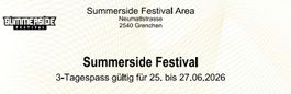 Summerside Festival - 3 Tages Pass zu verkaufen