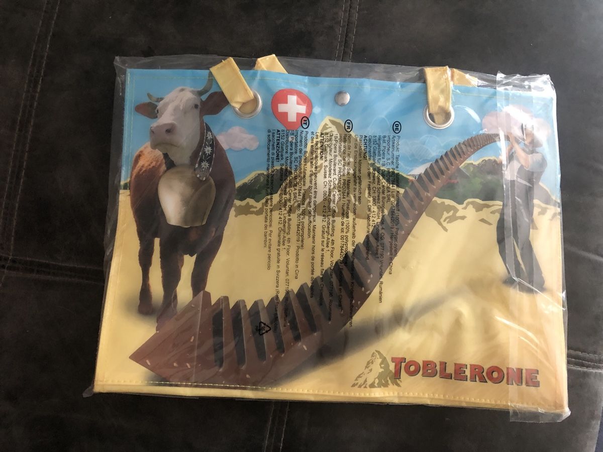 Borse: Sac publicitaire Toblerone, neuf édition limitée. – Nuovo e nell'imballaggio originale da Vernayaz venduto da fca_rc6d 1