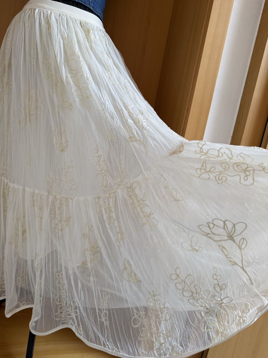 Gonne: Bestickter Maxi Boho Tüllrock – Nuovo (secondo la descrizione) da Sigriswil venduto da ck56 7