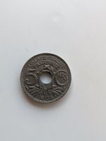 Frankreich Münze 5 Centimes 1936 Lochmünze 
