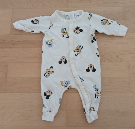 Baby Strampler Disney weiss Grösse 56 1-2 Monate