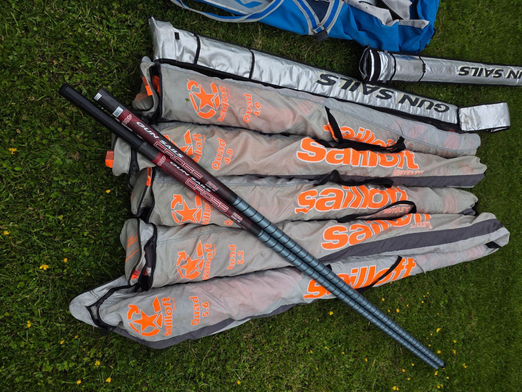 Tavole da surf e di nuoto: Top Windsurf freestyleset Fanatic Skate101 sailoft4.0-5.6 – Usato da Unterterzen venduto da Twandy4 9