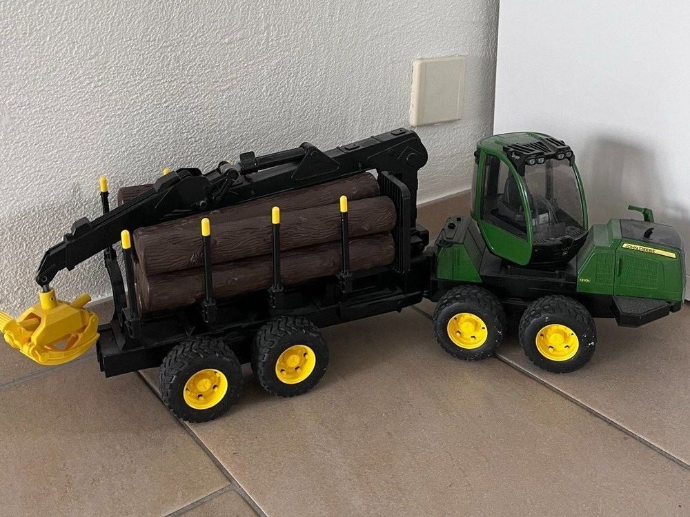 John Deere Ricambi Bruder 02133 Porteur Forestier John Deere