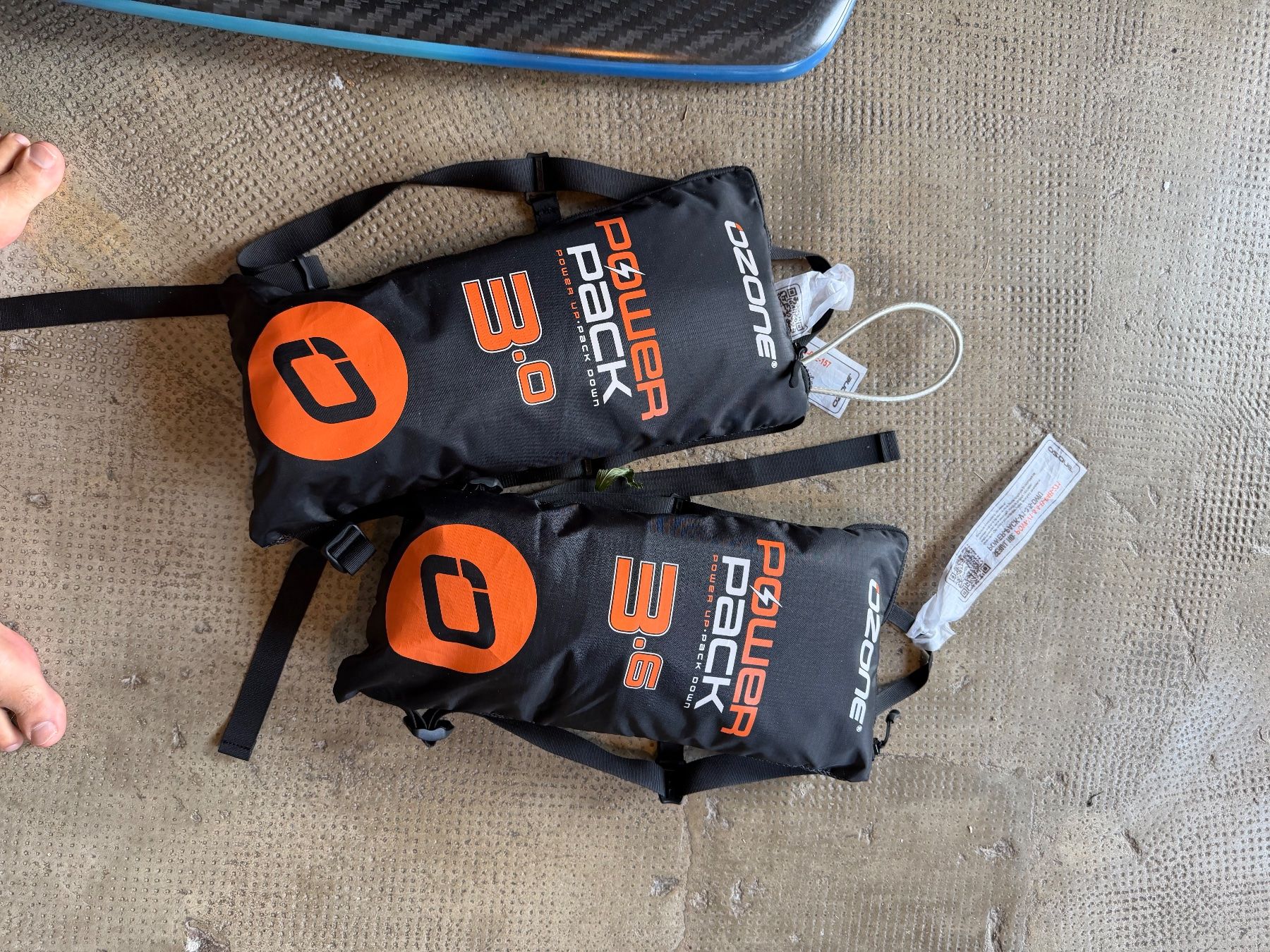Surf: Quiver Complet Parawing OZONE PowerPack (3.0m / 3.6m) – D'occasion à Concise par boblepepeur