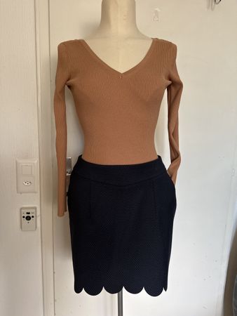 Jupe Kookai taille 38 bleu marin