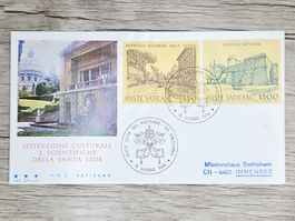 CL05 Enveloppe + Timbre Poste Vaticane 1984