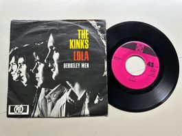 KINKS RAY DAVIES DAVID tolle Single Lola rares schwarz Cover
