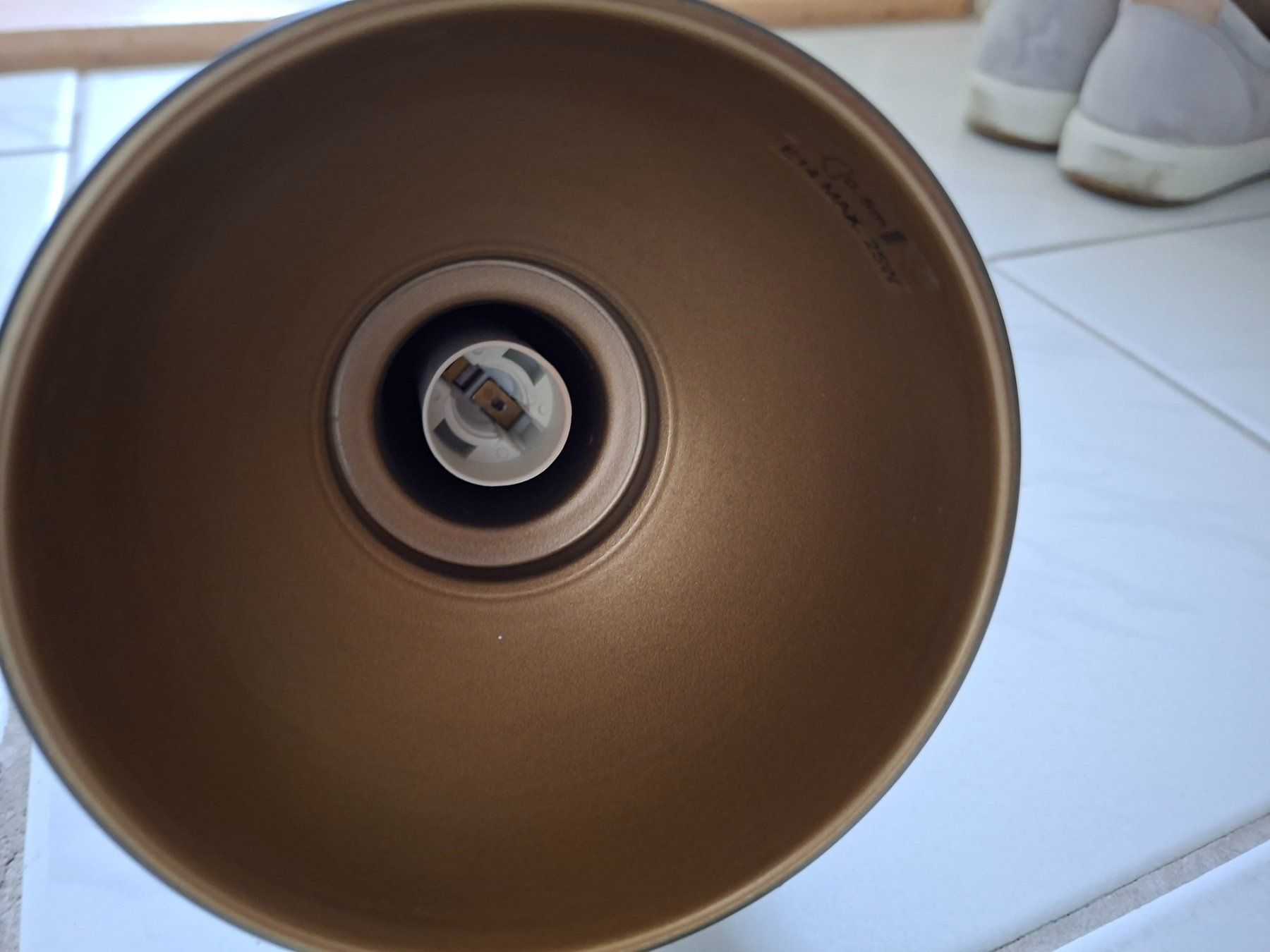 Lampade: Bürolampe mit Stecker schwarz – Usato da Gebenstorf venduto da Zwirbeline 1