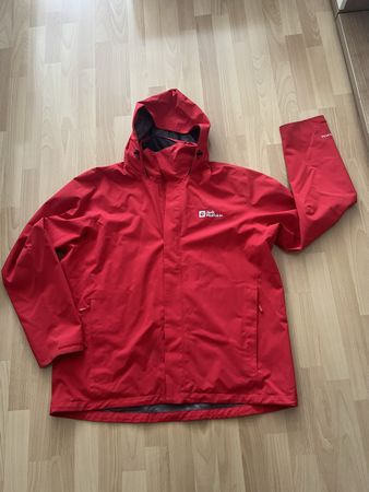Jack Wolfskin Regenjacke Herren rot. 3 XL