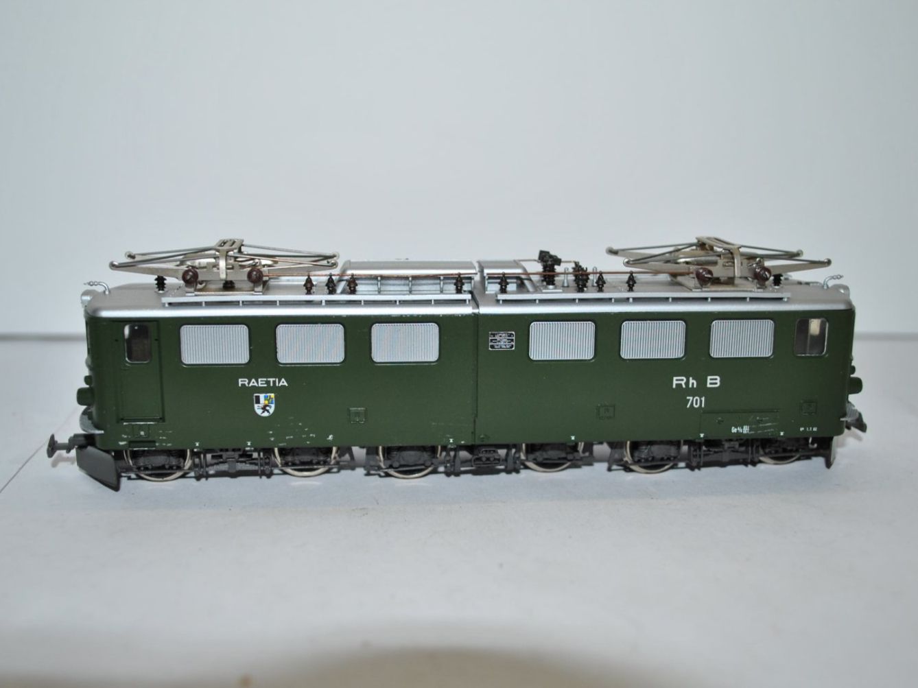 Bemo Modellini di ferrovie: Bemo Elektrolok RhB 1254/1 (PDB150) – Usato da Aarwangen venduto da Bahnsupport 1