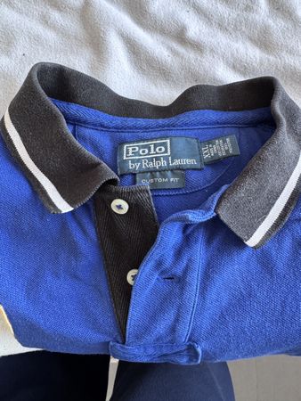 Polo Ralph Lauren Rugby Shirt Italia, Blau, Gr. XXL! Top