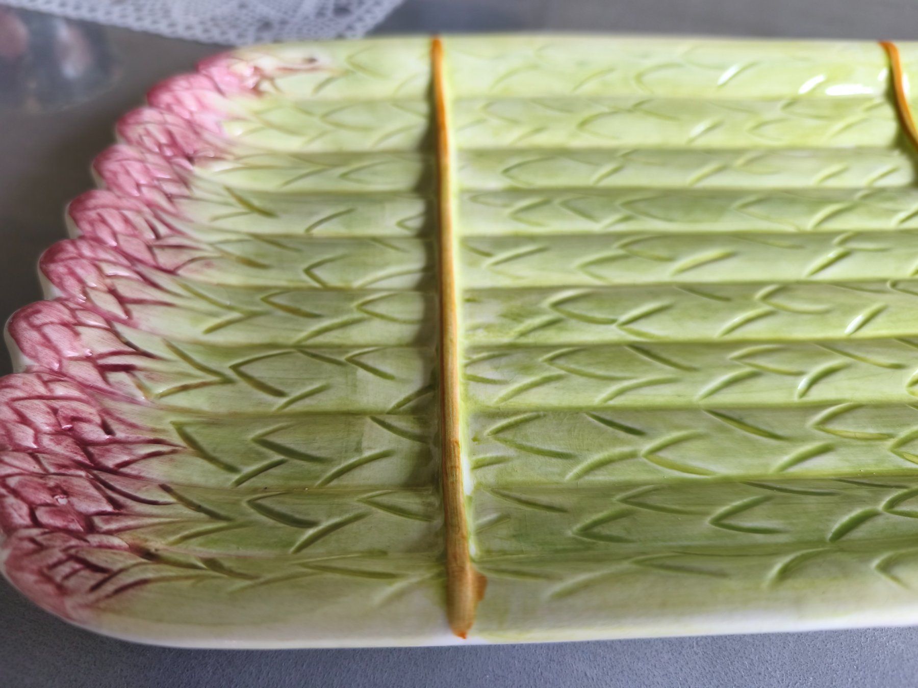 Servierplatten: Spargel Platte Keramik – Gebraucht aus Zürich von Jul69 1