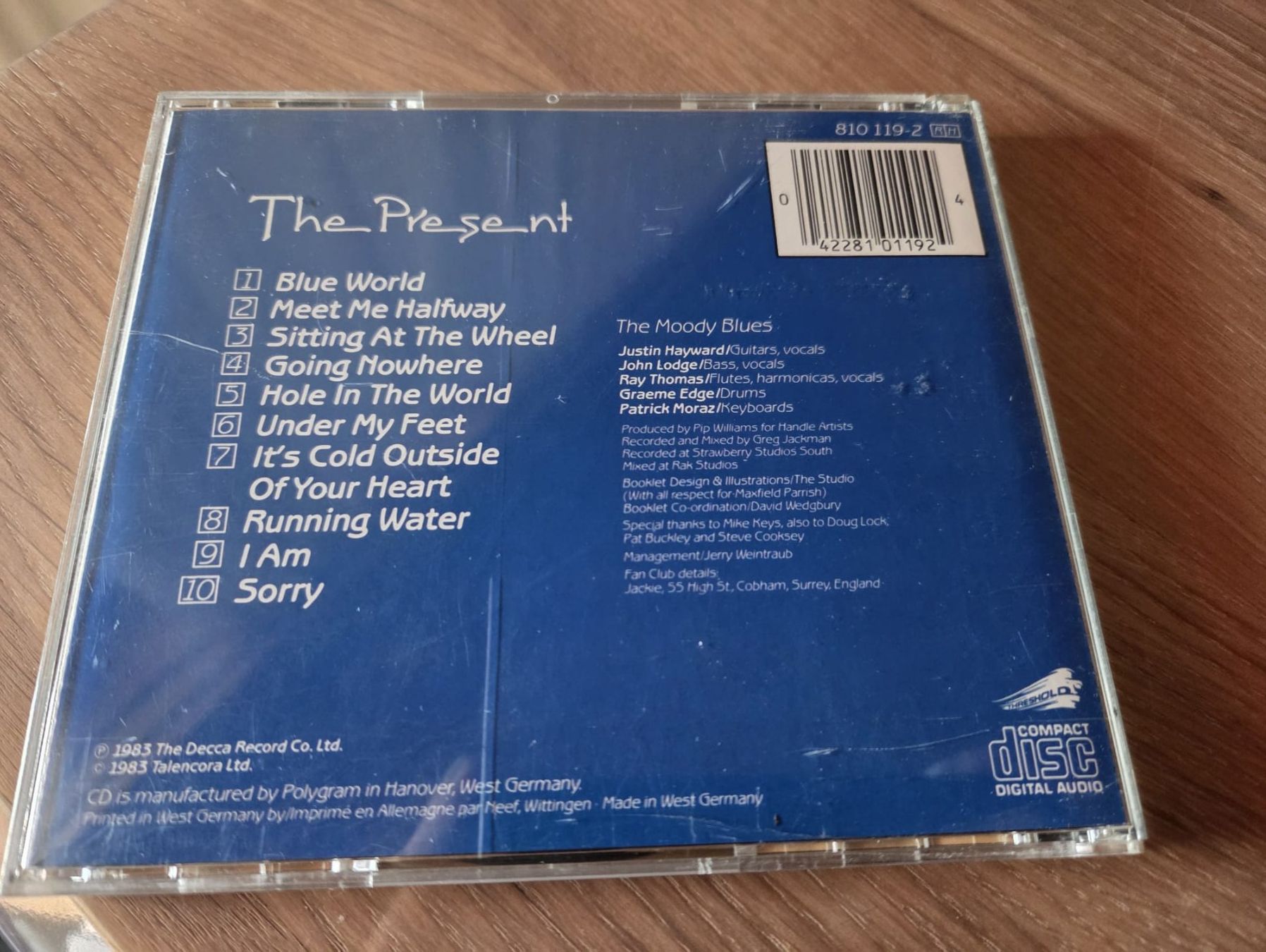 CD: THE MOODY BLUES - THE PRESENT – Usato da Bern venduto da Vinylsound.ch 2