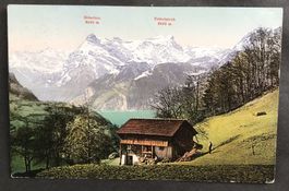 BLICK VON MORSCHACH AUF DEN VIERWALDSTÄTTERSEE 1910
