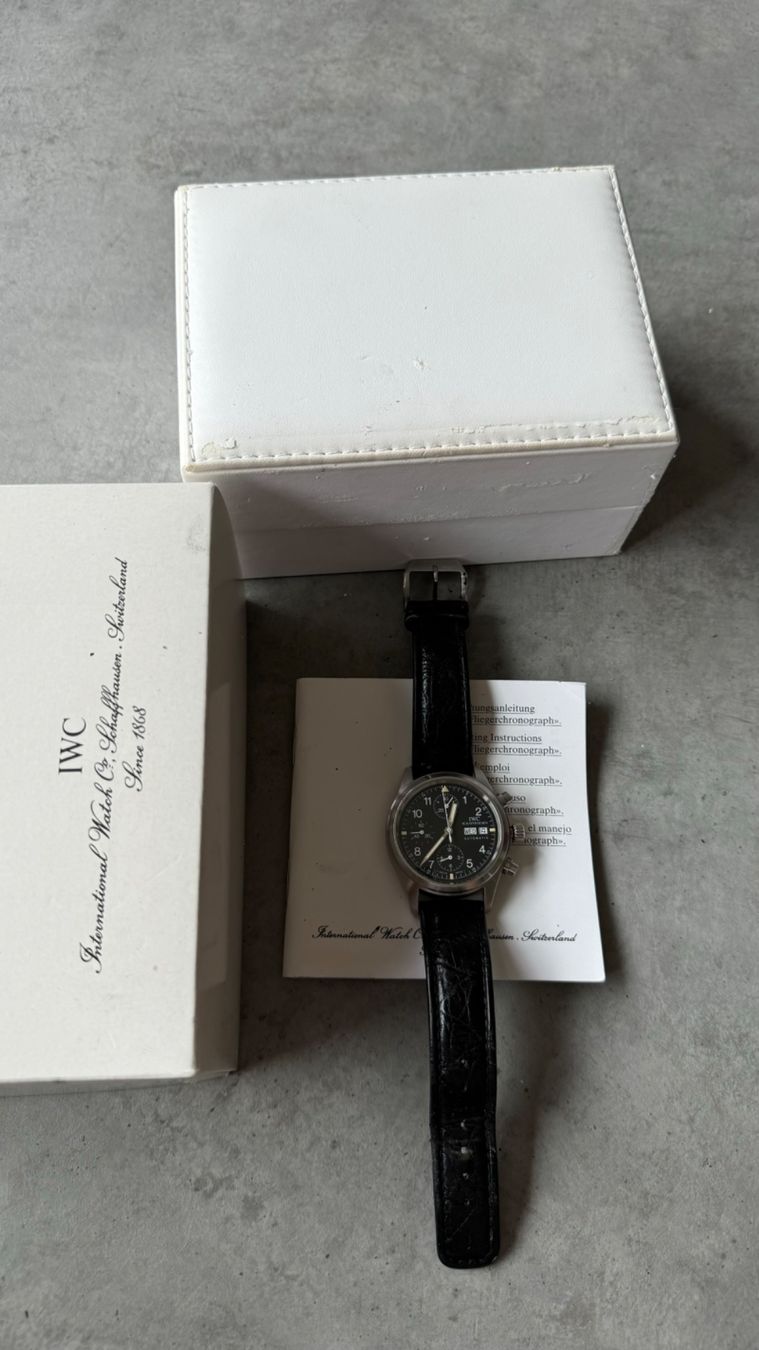 IWC Orologi: IWC FLIEGERCHRONOGRAPH  39mm FULL SET – Usato da Bubikon venduto da Mtr1608 8