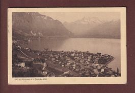 MONTREUX - Dents du Midi - 1912 // pli d'angle //