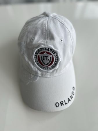 White Orlando Cap with FL Logo, One Size, New