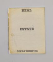 ARTISTS BOOKS - ED RUSCHA - REAL ESTATE OPPORTUNITIES - 1970